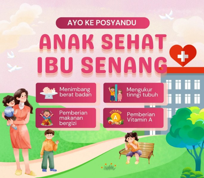 Ayo Datang ke Posyandu, Pantau Tumbuh Kembang Anak Secara Rutin!